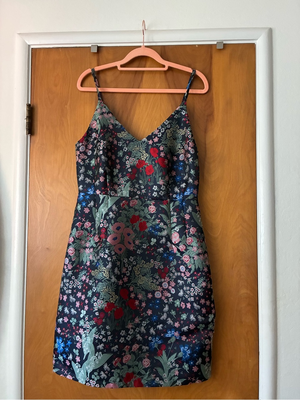 Frank and Oak embroidered mini dress
